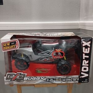 New Bright Vortex R/C Buggy - Silver and Red
